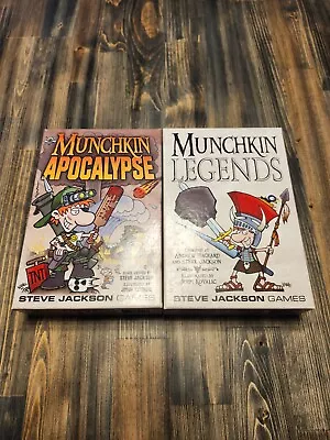 Board Game Bundle: Munchkin Legends (Including Expansions 2+3) & Apocalypse • $7.29