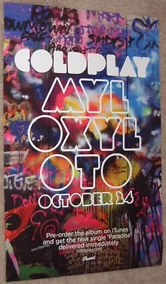 Coldplay Poster Mylo Xyloto - Coldplay Poster - 11 X 17 Inches - Graffiti Style • $13.99