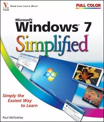 Windows 7 Simplified - 9780470503874 Paul McFedries Paperback New • $16.41