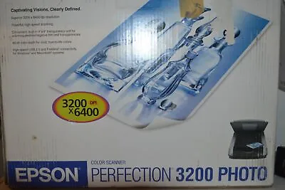 Epson Perfection 3200 PHOTO Flatbed Scanner New In Open Box • $109.04