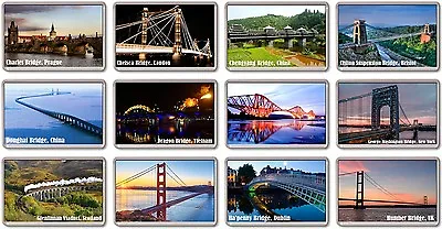 £1.55 • Buy FRIDGE MAGNET - WORLD BRIDGES - (Various Designs) - Large Tourist Viaduct