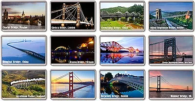 £1.55 • Buy FRIDGE MAGNET - WORLD BRIDGES - (Various Designs) - Large Tourist Viaduct