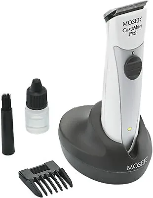 Moser 1591 ChroMini PRO White Cordless Hair Clipper 100-240V • $123