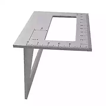  T Square Ruler Saddle Layout Square Gauge Woodworking Scribing Ruler 3D Mitre  • $33