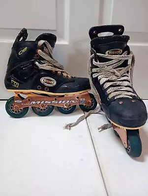 Mission Violator Proto Xi Roller Hockey Skates Blades 🛼 Size S Control Series • $29.99