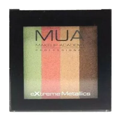 MUA 5.9g Quad EYESHADOW Shimmer Metallic Eye Makeup Colour | STAR STRUCK • £3.99