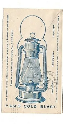 $24.95 • Buy 1903 Illustrated Advertising Cover. Ham's No. 2 Cold Blast  & No. 20 Lanterns.  
