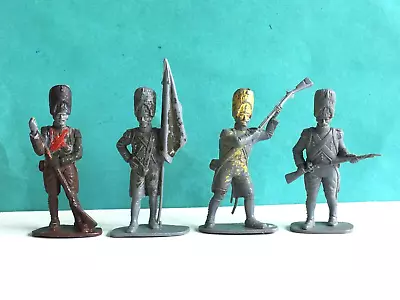 4 X AIRFIX. NAPOLEONIC WARS FRENCH OLD GUARD INFANTRY. 1/32 PLASTIC SOLDIERS • £1.25