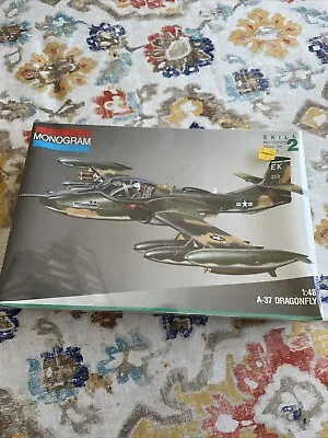 Monogram A-37 Dragonfly Model Airplane Complete Kit #5486 New * COMPLETE • $35