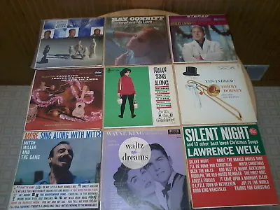 Vintage Big Band Etc. Vinyl Record Albums Lot Of 9 • $9.99