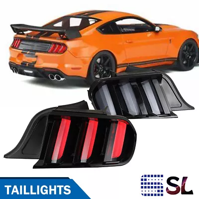  2015-2023 Tail Lights For Ford Mustang LED Sequential Turn Signals Rear Lamps • $272.75