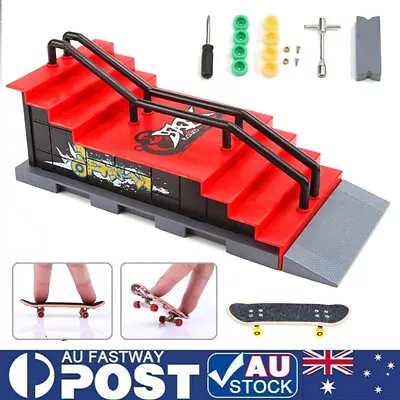 Finger Skateboard Scene Skatepark Ramp Parts For Tech Deck Fingerboard Toys Gift • $9.92