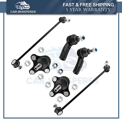New 6pc Complete Front Lower Ball Joints Sway Bar Links Kit For 06-2013 Audi A3 • $45.70