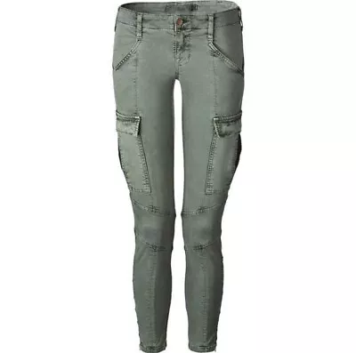 J Brand Skinny Cargo Stretch Jeans Size 23 X 26 Olive $240+ • $199.99