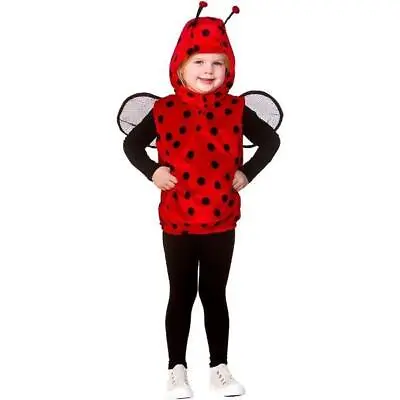 Wicked Costumes Ladybug Tabard Child Unisex Fancy Dress Costume - One Size  • £10.49