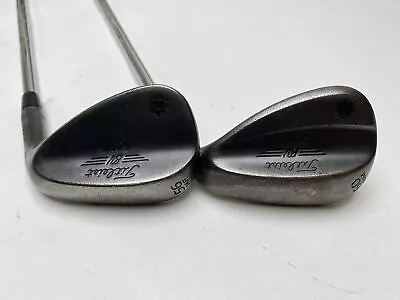 Titleist Vokey SM7 Jet Black Wedge Set 56* 14 | 60* 8 Wedge Steel Mens RH • $89.59