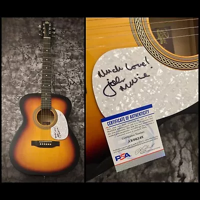 PSA Fleetwood Mac Band Bassist  * JOHN McVIE * Signed 41  Acoustic Guitar COA   • $600
