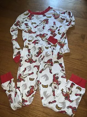 $11 • Buy Disney Marvel Power Rangers 2 Piece Pajamas Set Boys Girls Size 6 💗207