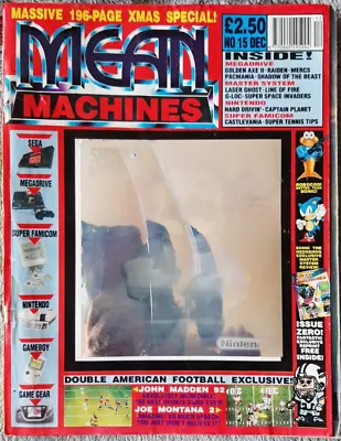 MEAN MACHINES Magazine - Issue # 15 - December 1991 - COMPLETE • £18.99