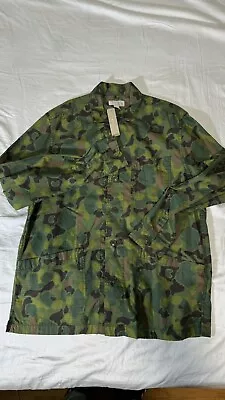 Wallace & Barnes J Crew Frog Duck Military Style Camo Shirt NWT? M • $85