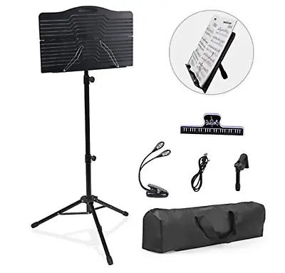 Brand New T-sign Sheet Music Stand Portable And Adjustable For Desktop & Floor • $25.99