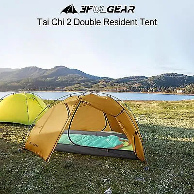 LANSHAN 2 Person For Camping Backpacking Tent Ultralight Camping Tent Outdoors • $625.50