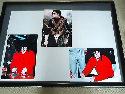 Michael Jackson Autographed [copy Of] Photo + Autographing Backstage 1996 Images • $40.45