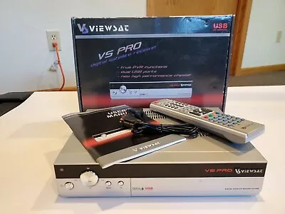  ViewSat VS Pro DVB FTA Digital Satellite PVR Dual USB Receiver With Remote • $42.99