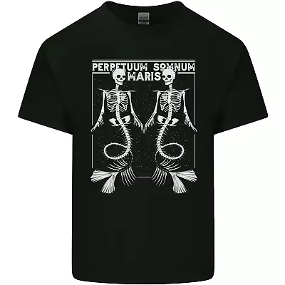 Skeleton Mermaids Eternal Sleep Of The Sea Skulls Mens Cotton T-Shirt Tee Top • $11.05