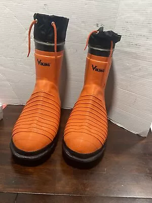 VW40 Viking High Pressure Water Jet Safety Boots Orange Size 13 Never Worn • $60