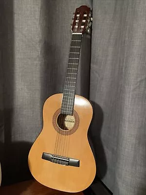 HOHNER HAG-250P Acoustic Guitar 1/2 Size - Natural - Model HC02 T11209 • $80