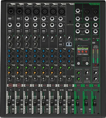 Mackie ProFX12v3+ 12-Channel Analog Professional Effects Mixer • $419.99