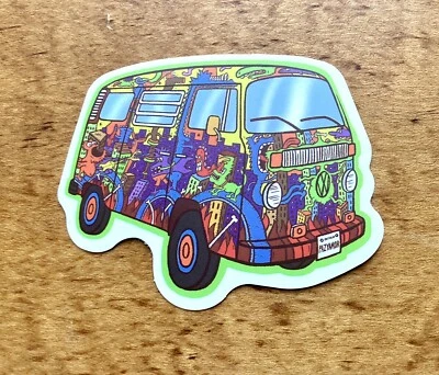 Vw Bus Van Life Sticker Decal Camping Adventure Explore Volkswagen Peace Love • $2.49