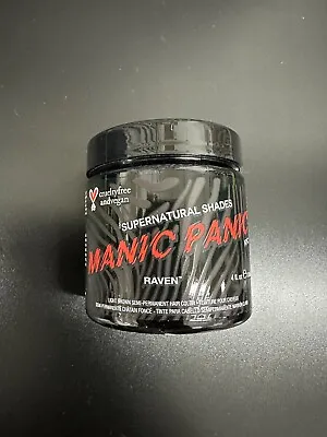 Manic Panic Semi Permanent Hair Color Cream Raven - 4oz-FREE SHIPPING- • $11.51