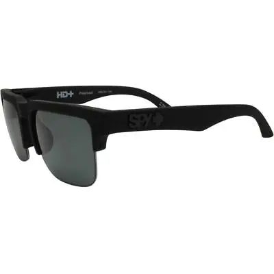 Spy 6700000000064 Helm 50/50 Soft Matte Black HD Plus Gray Green Mens Sunglasses • $71.76