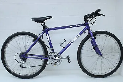 Used Trek 8000 42cm Purple Hybrid Aluminum 26  Shimano 21 Speeds Canti Brakes • $299.99