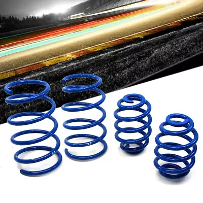 Blue 2  Drop Manzo Race Sport Lowering Spring For 92-98 BMW E36 3-Series 2/4DR • $109.24