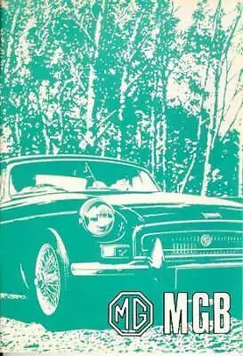 Mgb 1973 1974 Owners Manual Mg Book Drivers Guide Handbook Gt Mgbgt Roadster B • $20.95