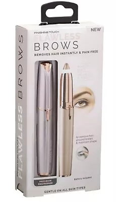 Finishing Touch Flawless Brows Gen. 2 - Blush 18K Gold Plated Built-in LED Light • $37.70