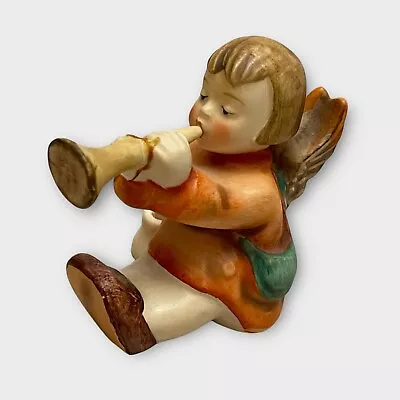 Vintage Goebel Hummel Joyous Figurine TMK2 Angel With Trumpet 1950-1955 Germany • $35