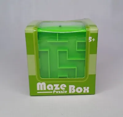 3  Green Plastic Money Maze Coin Bank Gift Box • $14.99