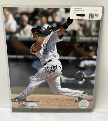 Matt Holliday Colorado Rockies 8x10 Signed Protected Poster AUTHENTIC • $30