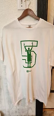 3/13 Boston Celtics Kevin Garnett 5 Jersey Retirement Tee Shirt SGA Mens XL • $29.99