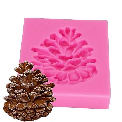 $4.45 • Buy Pine Cone Silicone Chocolate Mold Fondant Cake Decorating Candy Clay Resin Mould