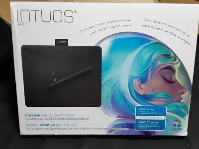 Wacom Black Small Intuos Art Pen And Touch Tablet CTH490AK • $10.99