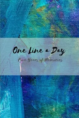 £15.94 • Buy One Line A Day Five Years Of Memories Blue Canvas | 5 Year Journal Daily Jour...