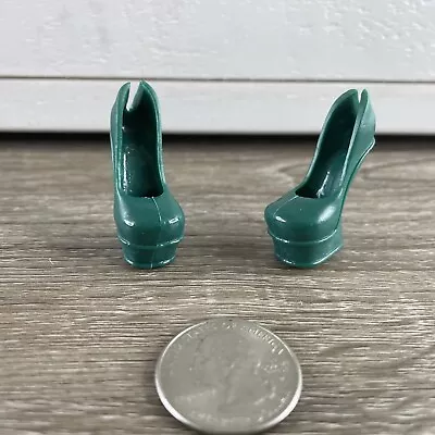 Monster High Green Pump Shoes Scarah Screams I Love Fashion Replacements Quick • $4.99