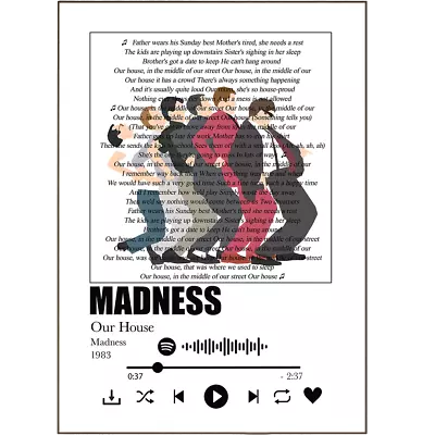 Madness - Our House Prints • £5.99