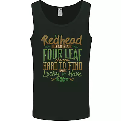 $11.70 • Buy St Patricks Day Redhead Ginger Funny Irish Mens Vest Tank Top