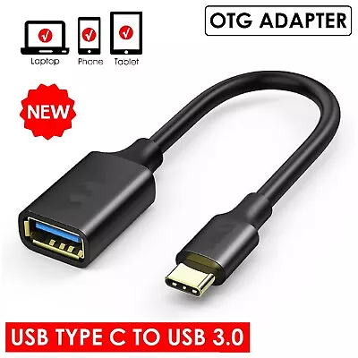 USB Type C Male To USB 3.0 Female Fast Converter USB-C Data Cable OTG Adapter • $12.99